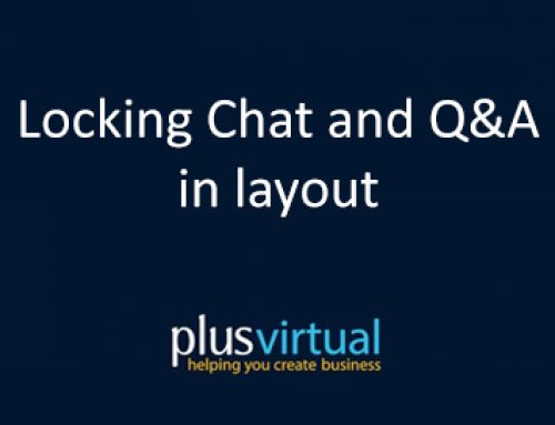Locking Chat and Q&A in layout